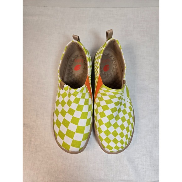 UIN Slip On Shoes Women 7 "Paradox" Canvas Comfortable Slip-ons Spain Toledo - Picture 4 of 9